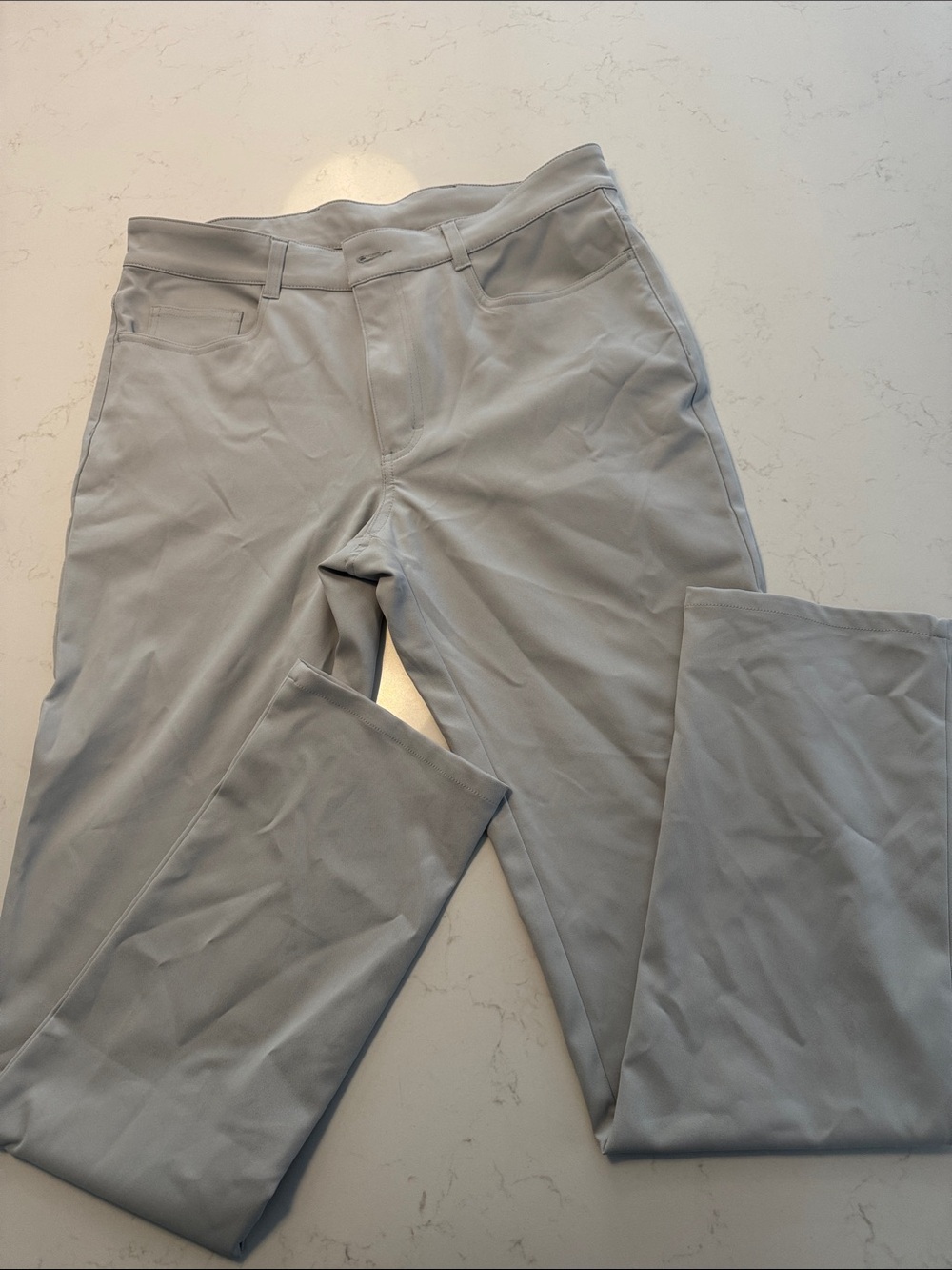 Callaway Golf Men 32x32 Light Gray Straight-Leg Pants